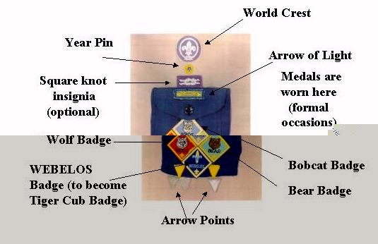 Sea Scout Patch Placement