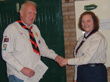 Wearing the Wood Badge (Unit Scouter)