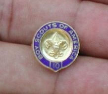 Boy Scouts Of America 5 Year Veteran Pin New With Little Box 