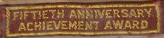 silk cloth version of 50th Anniversary Achievement Award