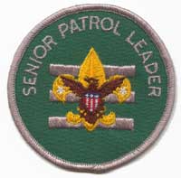 70s version of Senior Patrol Leader emblem
