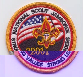 Adult 2001 Jamboree Emblem