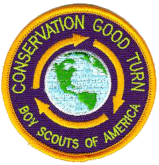 Conservation Good Turn Award; it, along with the World Conservation Award, is considered temporary insignia.