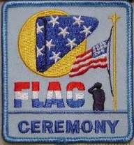Flag ceremony patch