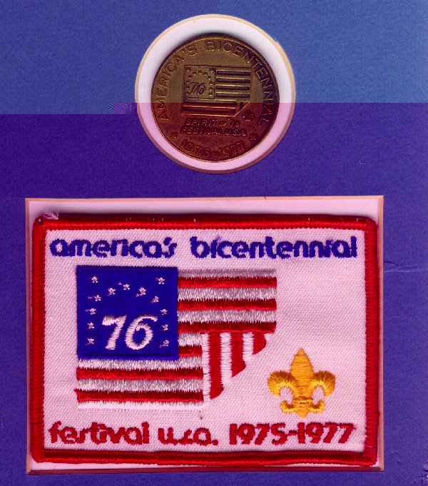 GIFT Festival emblem and coin, 1975-77