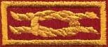Commissioner Service Award of Excellence in Unit Service square knot emblem