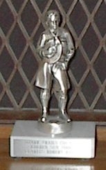 MacKenzie statuette awarded as part of Silver Scouter Award on several campuses