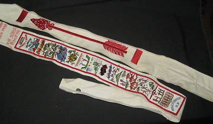 example of sashback on Order of the Arrow (OA) sash