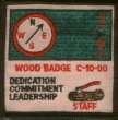 A Wood Badge staff patch