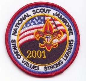 Youth 2001 Jamboree Participant Emblem