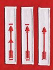 Minisashes (left to right: Ordeal, Brotherhood, Vigil); if worn, they are worn CENTERED ON THE RIGHT POCKET and NOT suspended from the pocket